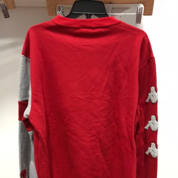 NWT KAPPA 67 BIG K winter full Sleeve Sweater L warm red gray - Picture 3 of 5